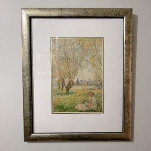 Wall picture with frame